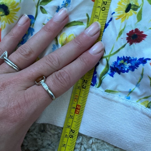 Escada women’s floral silk, feel blouse size extra small top business casual - Picture 6 of 7